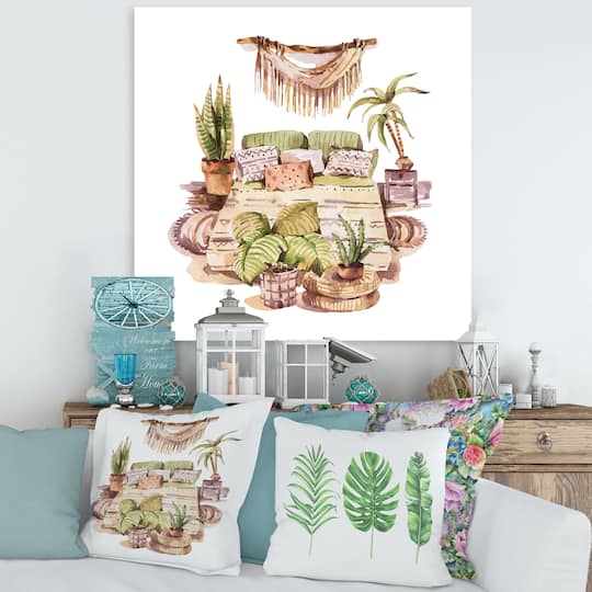 Designart - Indoor House Plants Urban Jungle IV